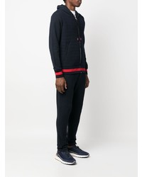 Мужской темно-синий спортивный костюм от Kiton