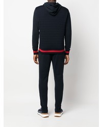 Мужской темно-синий спортивный костюм от Kiton