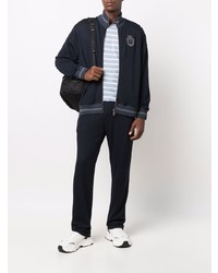 Мужской темно-синий спортивный костюм от Billionaire