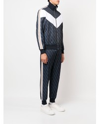 Мужской темно-синий спортивный костюм от Billionaire