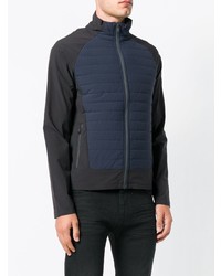 Мужской темно-синий стеганый бомбер от ECOALF