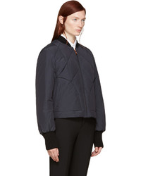 Женский темно-синий стеганый бомбер от See by Chloe