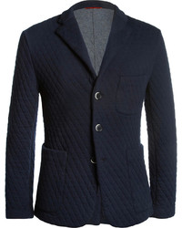 Мужской темно-синий стеганый пиджак от Barena