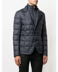 Мужской темно-синий стеганый пиджак от Save The Duck