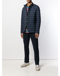 Мужской темно-синий стеганый пиджак от Herno