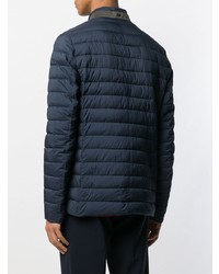 Мужской темно-синий стеганый пиджак от Herno