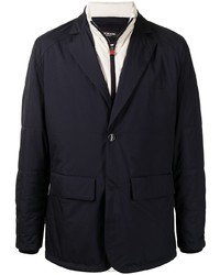 Мужской темно-синий стеганый пиджак от Kiton