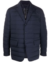Мужской темно-синий стеганый пиджак от Moncler