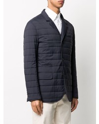 Мужской темно-синий стеганый пиджак от Brunello Cucinelli