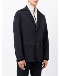 Мужской темно-синий стеганый пиджак от Kiton