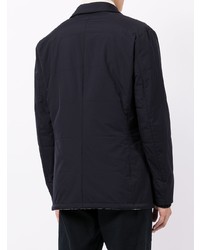 Мужской темно-синий стеганый пиджак от Kiton