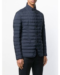 Мужской темно-синий стеганый пиджак от Herno