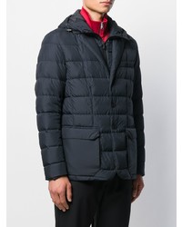 Мужской темно-синий стеганый пиджак от Moncler