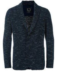 Мужской темно-синий твидовый пиджак от Tonello