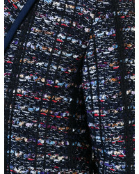 Мужской темно-синий твидовый пиджак от Coohem