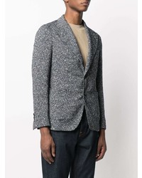 Мужской темно-синий твидовый пиджак от Tagliatore