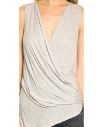 Темно-синий топ без рукавов от Lanston