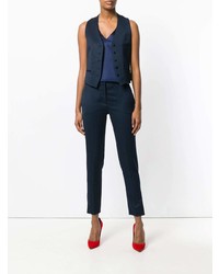 Темно-синий топ без рукавов от Styland