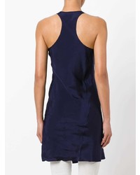 Темно-синий топ без рукавов от Uma Wang