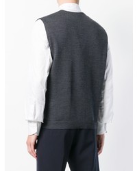 Мужской темно-синий трикотажный жилет от Hackett