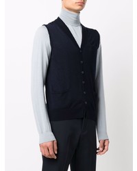 Мужской темно-синий трикотажный жилет от Ballantyne
