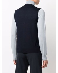 Мужской темно-синий трикотажный жилет от Ballantyne