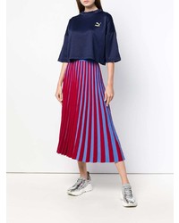 Темно-синий укороченный топ от Puma