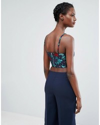 Темно-синий укороченный топ от Endless Rose