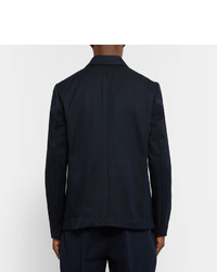 Мужской темно-синий хлопковый пиджак от Folk