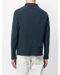 Мужской темно-синий хлопковый пиджак от Altea