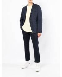 Мужской темно-синий хлопковый пиджак от Hugo