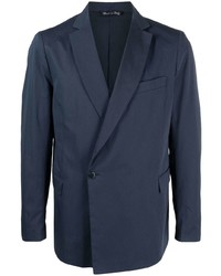 Мужской темно-синий хлопковый пиджак от Costumein