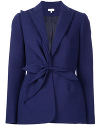 Женский темно-синий хлопковый пиджак от DELPOZO