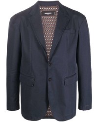 Мужской темно-синий хлопковый пиджак от DSQUARED2