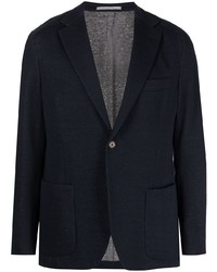 Мужской темно-синий хлопковый пиджак от Eleventy