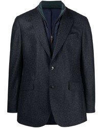 Мужской темно-синий хлопковый пиджак от Hackett