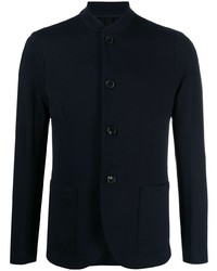 Мужской темно-синий хлопковый пиджак от Harris Wharf London