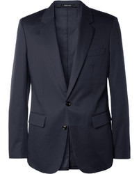 Мужской темно-синий хлопковый пиджак от Maison Margiela