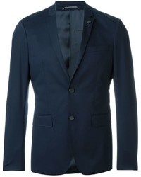 Мужской темно-синий хлопковый пиджак от Michael Kors