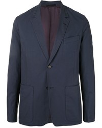 Мужской темно-синий хлопковый пиджак от Paul Smith