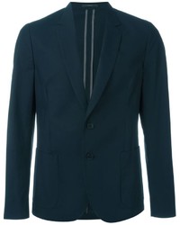 Мужской темно-синий хлопковый пиджак от Paul Smith