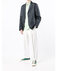 Мужской темно-синий хлопковый пиджак от Aspesi