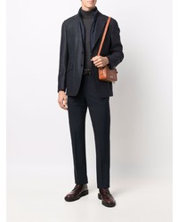 Мужской темно-синий хлопковый пиджак от Hackett