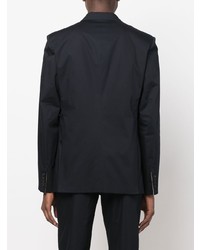 Мужской темно-синий хлопковый пиджак от There Was One