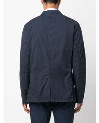 Мужской темно-синий хлопковый пиджак от Aspesi