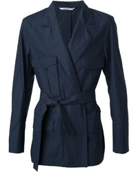 Мужской темно-синий хлопковый пиджак от UMIT BENAN