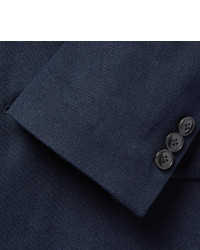 Мужской темно-синий хлопковый пиджак от TOMORROWLAND