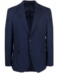 Мужской темно-синий хлопковый пиджак от Versace