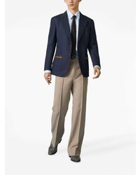 Мужской темно-синий хлопковый пиджак от Gucci