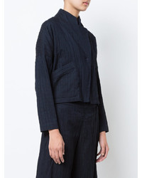 Женский темно-синий хлопковый пиджак от Zero Maria Cornejo